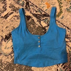 Free People tank size small turquoise never worn
